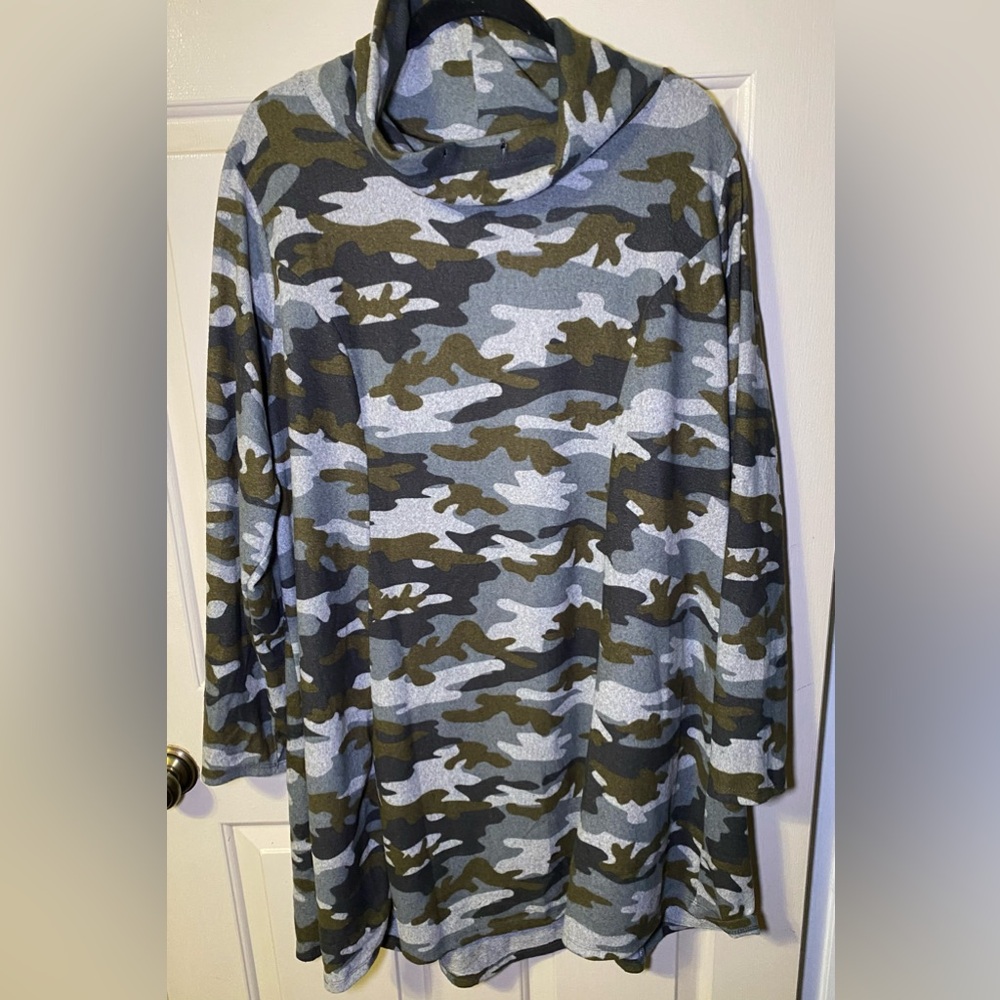 Eye Candy Plus Size Cowl Neck Dress, 3x